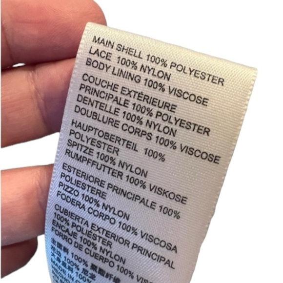 Free People Daphne Smocked Lace Neck Boho Cottagecore Blue Floral Top Coachella - Picture 4 of 10